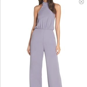 Moment for Life Lavender Halter Jumpsuit Lulus